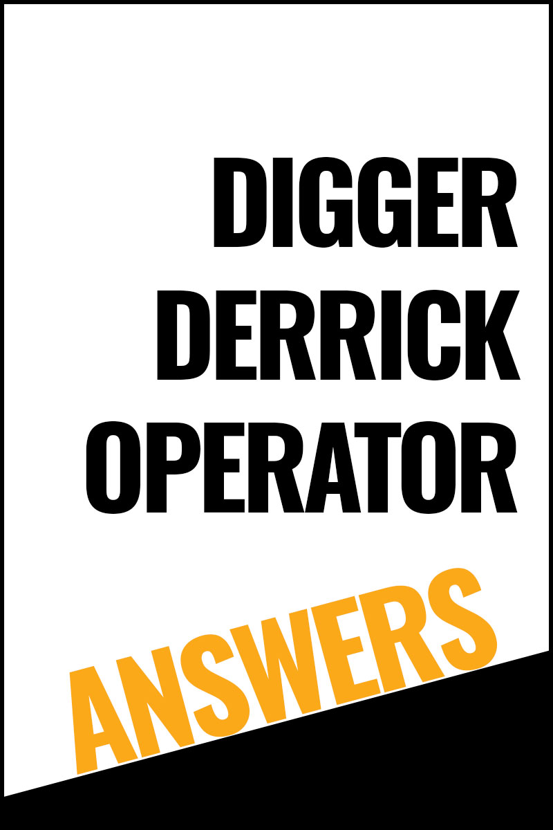 Digger Derrick Operator